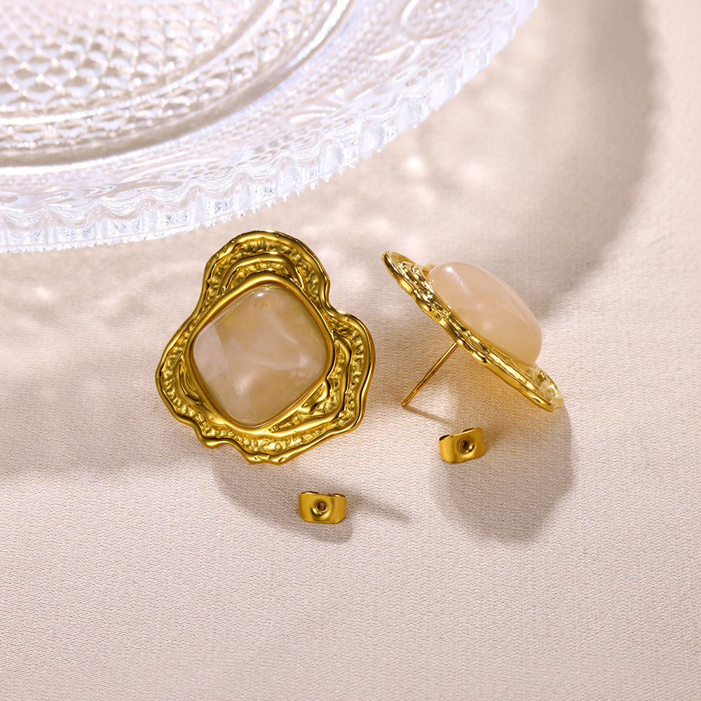13g Weight 0.03µm-0.05µm Gold Plating Thickness PVD Coated Gold Plating Process 304 Stainless Steel Ear Needle Material Real Gold Plated Plating Material Stone-Free Inlay Material Ear Studs Classification 18K Gold Plating Color 1 Pair Quantity Daily Occasion 304 Stainless Steel Material Shamrock, Flower Pattern Women's Gender Vintage Style Style Waterproof Non Tarnish Craft PVD Coated Real Gold Plated 18K Gold Shamrock Flower 304 Stainless Steel Vintage Style Waterproof Non Tarnish Ear Studs 2