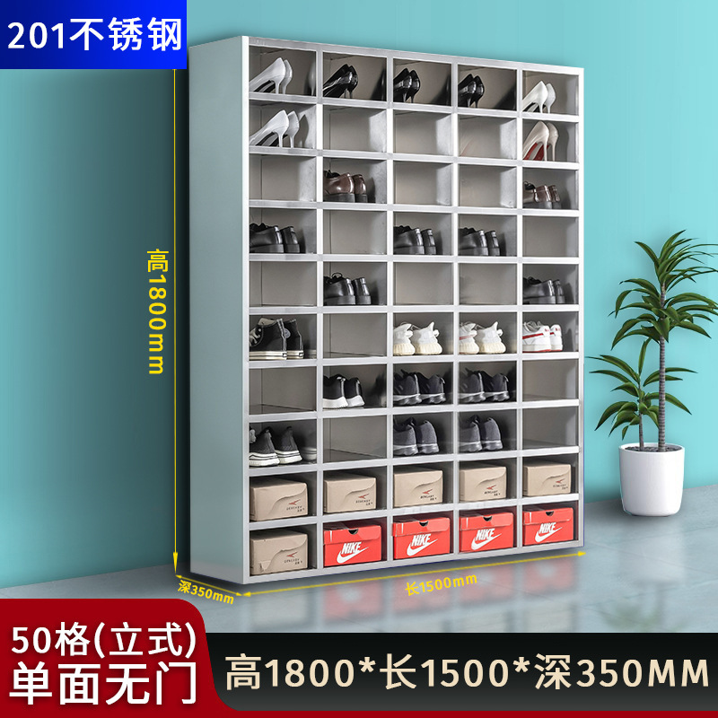 304不锈钢鞋柜无尘净化车间员工更衣室换鞋凳工厂车间单双面鞋柜|undefined