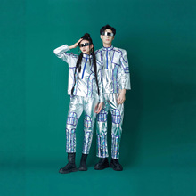 年会现代舞成人冲破云霄同款表演服科技服感演出服机器人炫酷服装