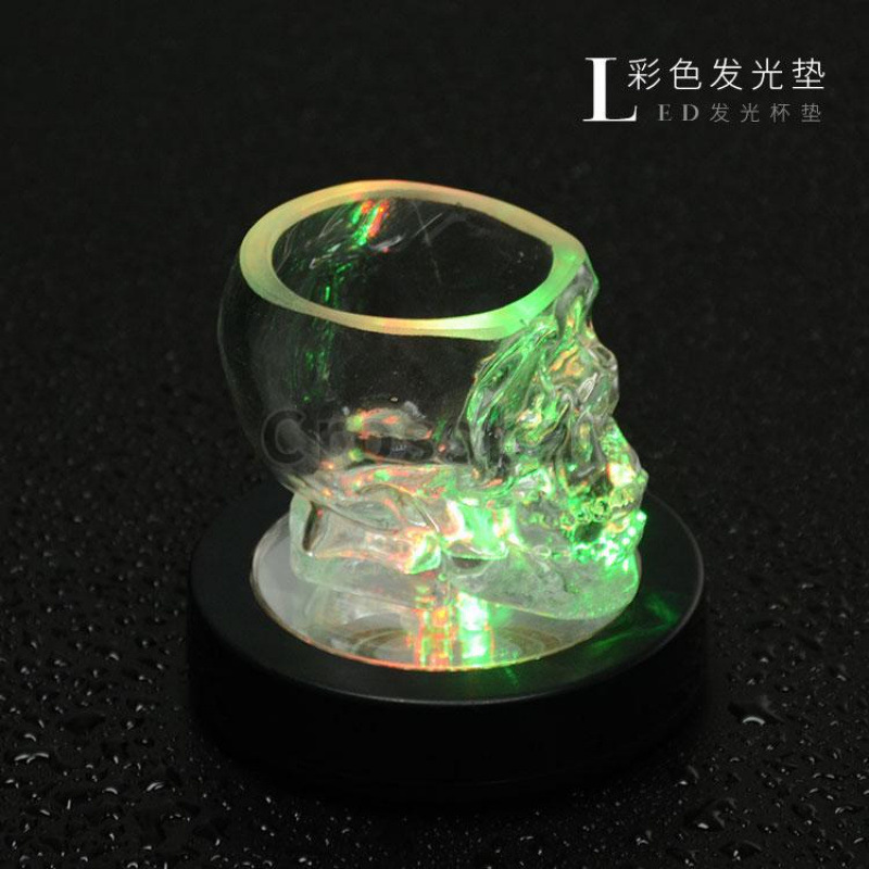 led发光杯垫 酒吧鸡尾酒发光底座灯 酒杯垫底灯光发光调酒王小祥|undefined