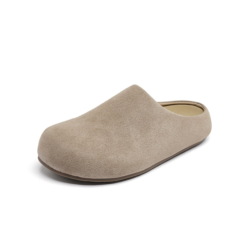 2026 nuevo estilo de primavera un pedazo de zapatillas de cabeza de paquete medio zapatillas de algodón suave zapatillas de fondo grueso