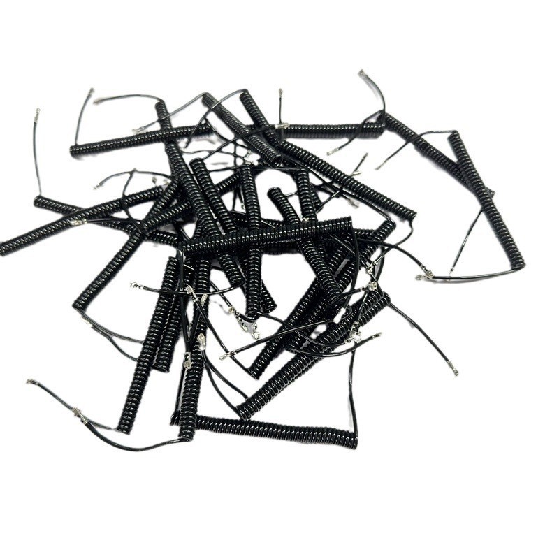 pu弹簧线12345芯PVC螺旋线玩具车电子设备内部伸缩导线伸缩线