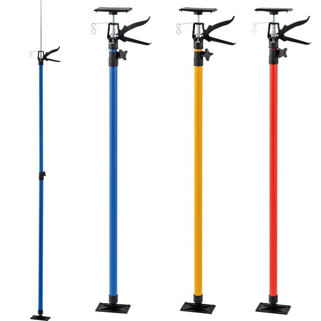 厂家供应115-290cm蓝色金属喷塑吊顶橱柜支撑杆可调节高度