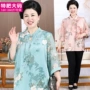大码中年女士短袖上衣