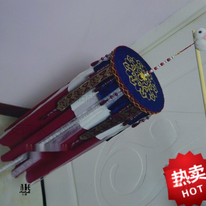 紗灯郵漢服は宮灯を飾って古画のイルミネーションの提灯をまねて道具の現物の材料を撮影します。|undefined