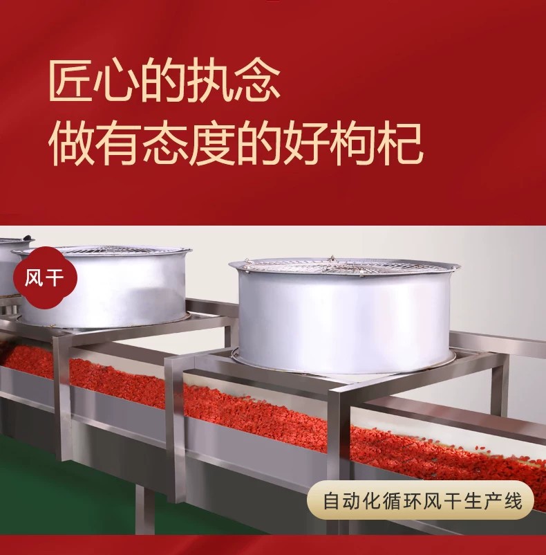 Dried Goji Berries 250g Ningxia Wolfberry Ready to Eat Individual Sachets Premium Grade specifications