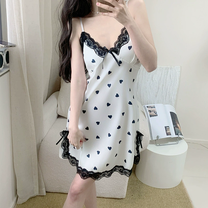 Pijama, summer thin top with cups, lifting effect