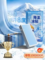 冷却パッチ、氷パッチ、冷却と夏の熱中症解消、解熱、携帯電話冷却パッチ、夏の氷湿布、冷却と熱中症予防