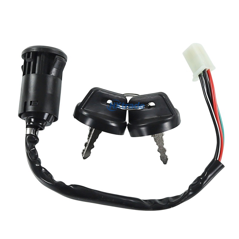 Off-Road Motorcycle Atv Beach Bike Universal Start Ignition Switch Waterproof Four-Wire Electric Door Lock Car Key