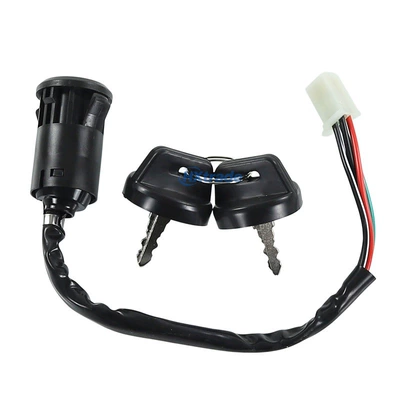 Off-Road Motorcycle Atv Beach Bike Universal Start Ignition Switch Waterproof Four-Wire Electric Door Lock Car Key (Power supply, ignition system accessories) - waterproof-four-wire-electric-door-lock