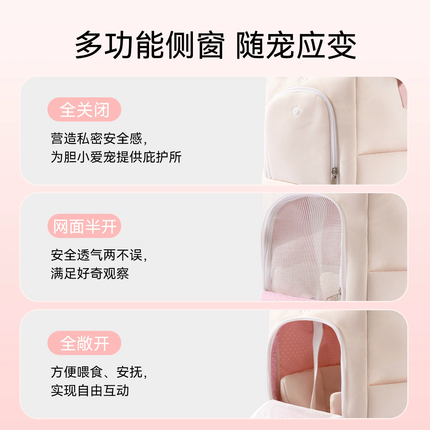 Handheld capacious universal backpack to go out