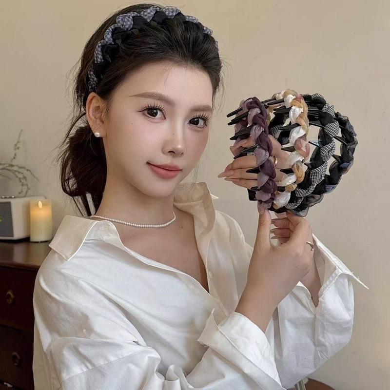 高级感发箍女网红2025新款发带高颅顶洗脸头箍压发卡夏天发捆头饰|undefined
