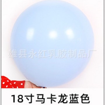 Fábrica al por mayor de 18 pulgadas macaron globo boda cumpleaños fiesta decoración mate globo redondo de látex globo