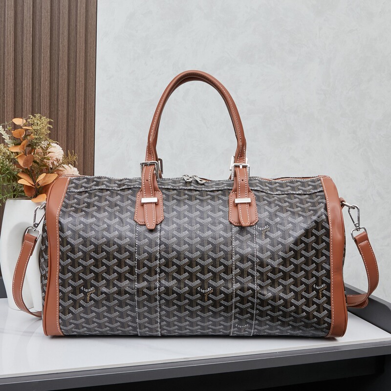 Goya Dog Tooth Large Capacity Gym Bag Travel Bag Airport Bag Crossbody Bag Luggage Bag Xiaohongshu Douyin Same Style