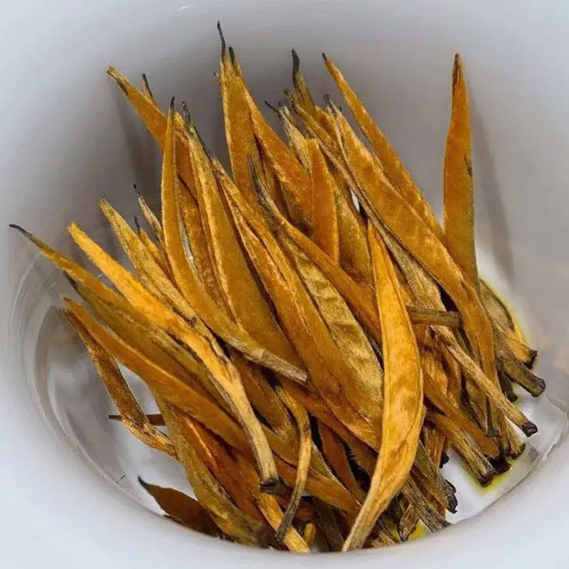 滇红大金针云南红茶凤庆滇红茶特级散装金芽500g特级红茶茶叶批发