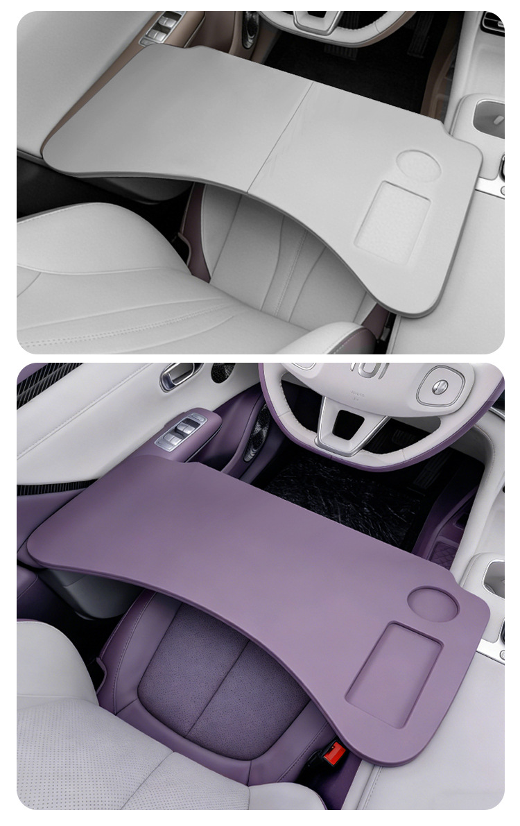 Suitable for Changan Qiyuan A06 Special Car-Mounted Small Table Board, Foldable Dining Table for Front and Rear Seats, Office Board Accessories and Supplies