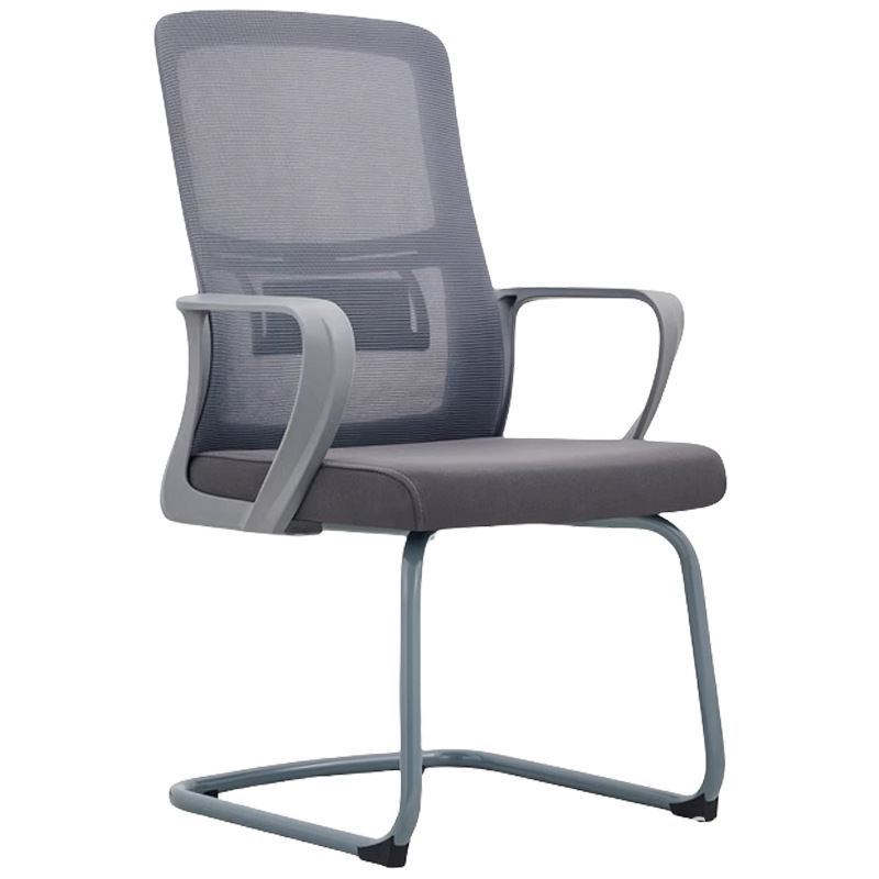 회색 접착제 회색 메쉬 + 활 의자