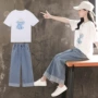 新款夏季女孩短袖两件套