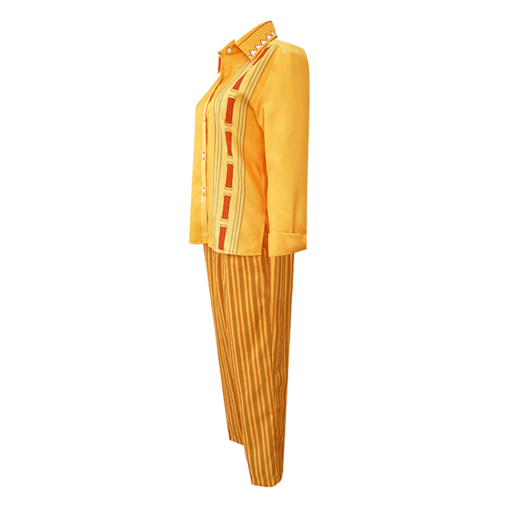 胖子条纹套装750侧面