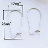 Cross -border supplier stainless steel ear hook plating gold ear hook accessories earring earrings 316 stainless steel ear hook