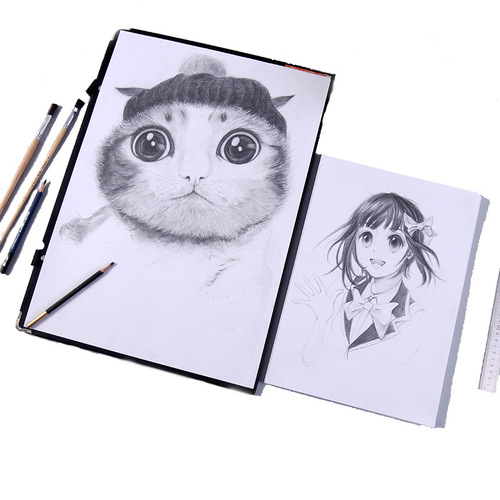 Factory direct sales 160g sketch paper pencil drawing 8k4k gouache paper watercolor paper thickened mark paper special for painting