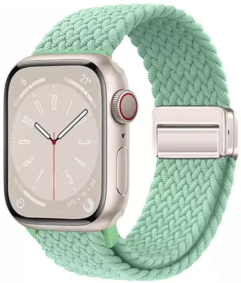 Apple iwatchS9876 時計ストラップ織り磁気バックル時計ストラップ ApplewatchS10 男性と女性の通気性に適しています。|undefined