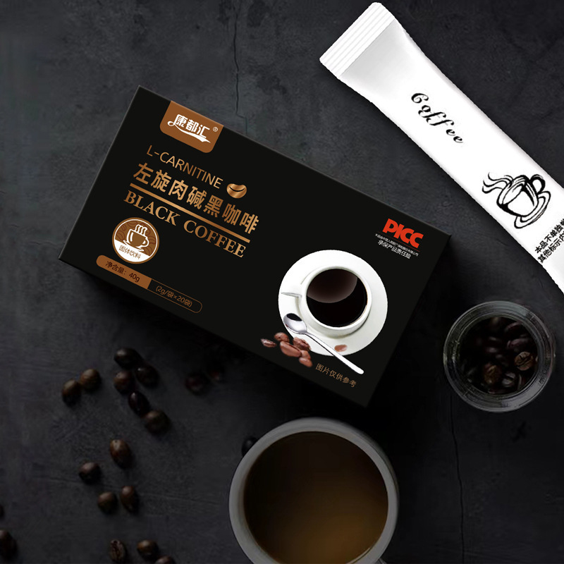 Bulletproof Coffee L-Carnitine Black Coffee Solid Beverage Meal Replacement Powder Instant Coffee Dropshipping Internet Celebrity