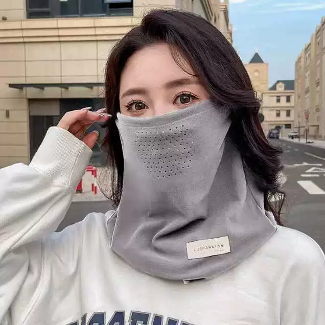 Летняя ледяная шелковая солнцезащитная маска для мужчин и женщин