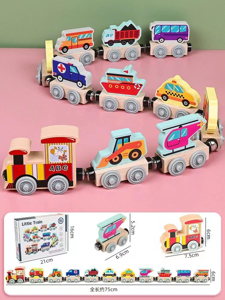 Magnetic small train traffic (color box)