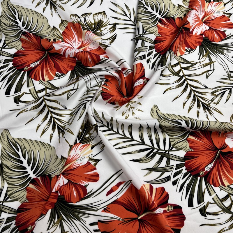 2024 nuevo estilo tela estampada elástica de cuatro lados viajes vacaciones estilo playa pantalones tirantes vestido ropa tela