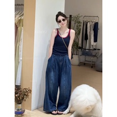 宽松百搭显瘦吊带背心女2025年夏季新款薄款简约时尚休闲打底上衣