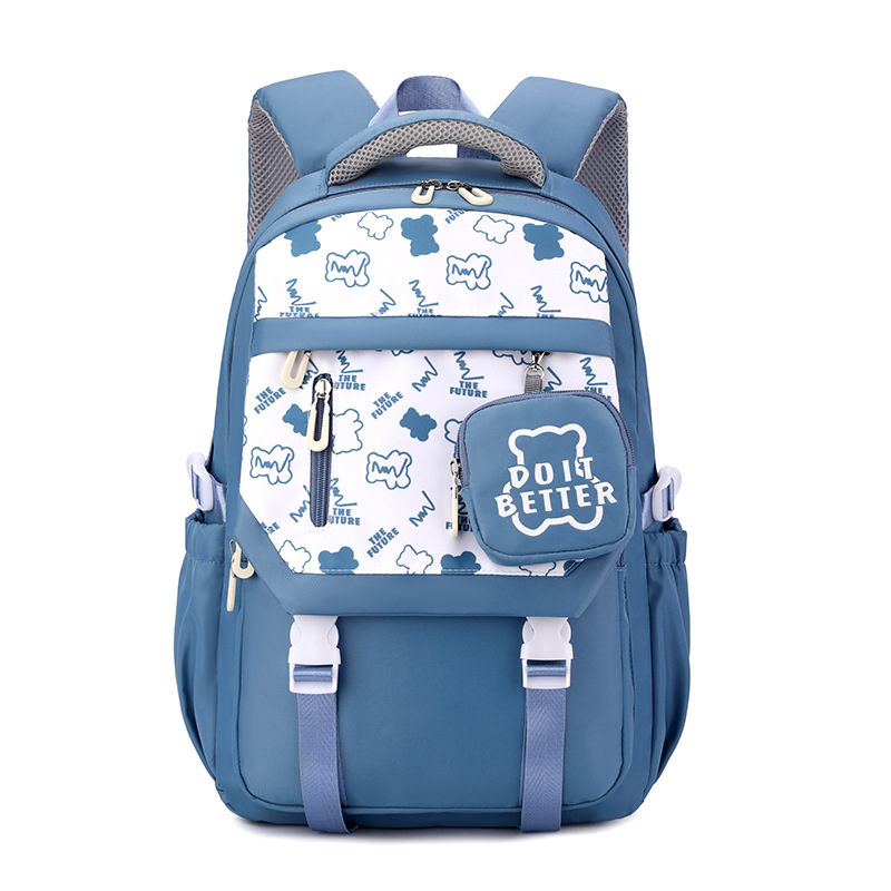 JLD nuevo transfronterizo de alta apariencia ultra-ligero mochila de la escuela secundaria chica estudiante mochila multi-funcional casual junior high schoolbag