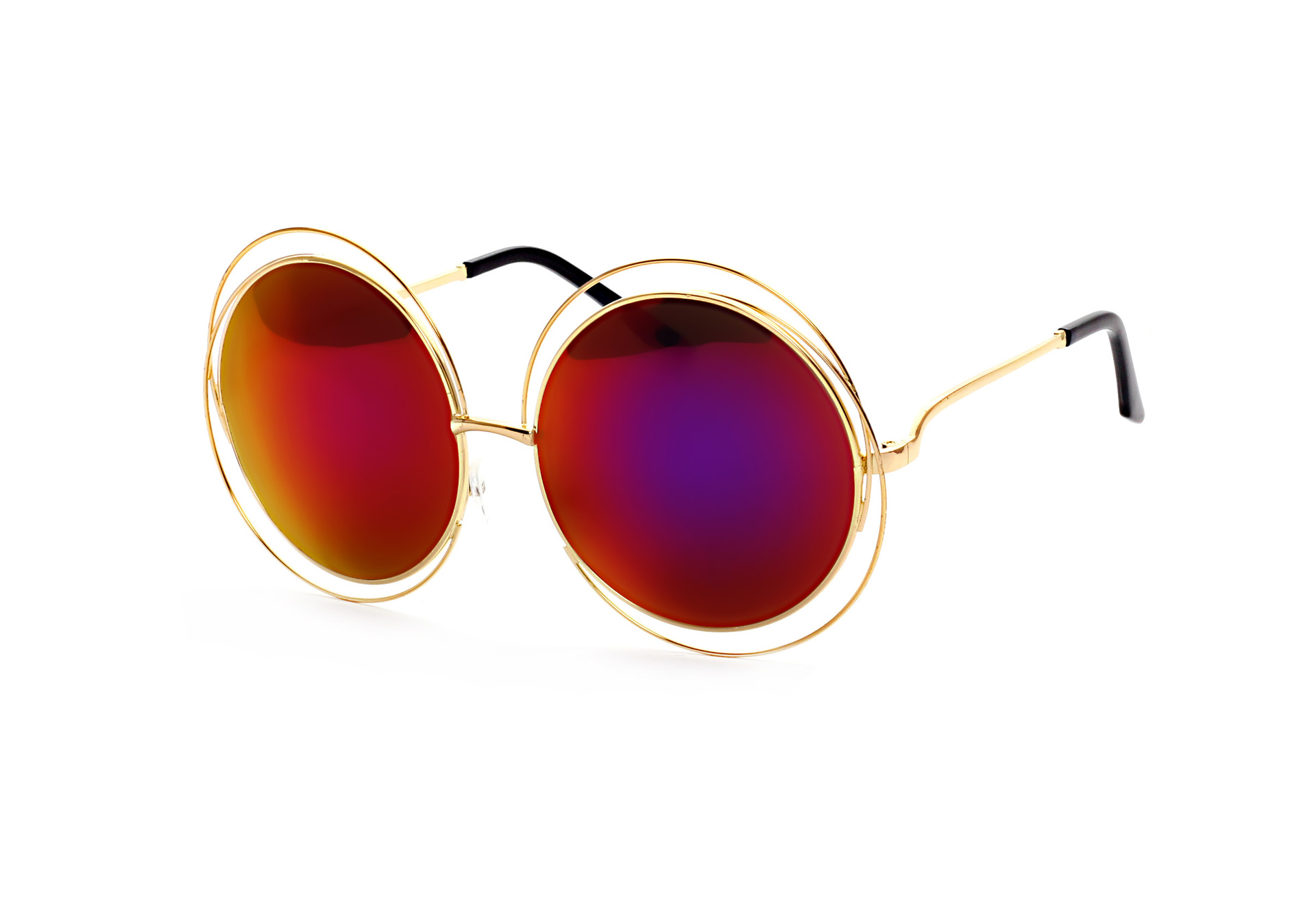 골드 프레임 퍼플 반사 C1