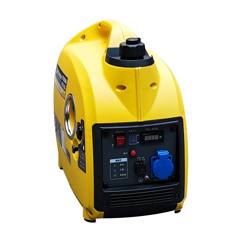 Small Silent Gasoline Generator 220V Household Mini 2Kw Outdoor Convenient for Street Vending, Rv Camping, Electric Start
