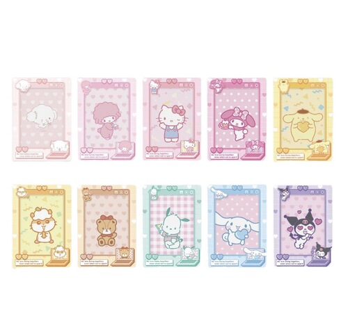 Korean photo card magnet photo frame platform acrylic Kuromi Melody Pacha dog card brick