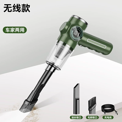 Portable, High Suction Power, Household Handheld | Tozsoranlar - upgraded-battery-level-indicator-military-green-single-filter-cartridge