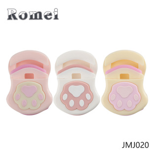 Multi-color optional plastic cat claw eyelash curler clip sunflower portable eyelash curler clip