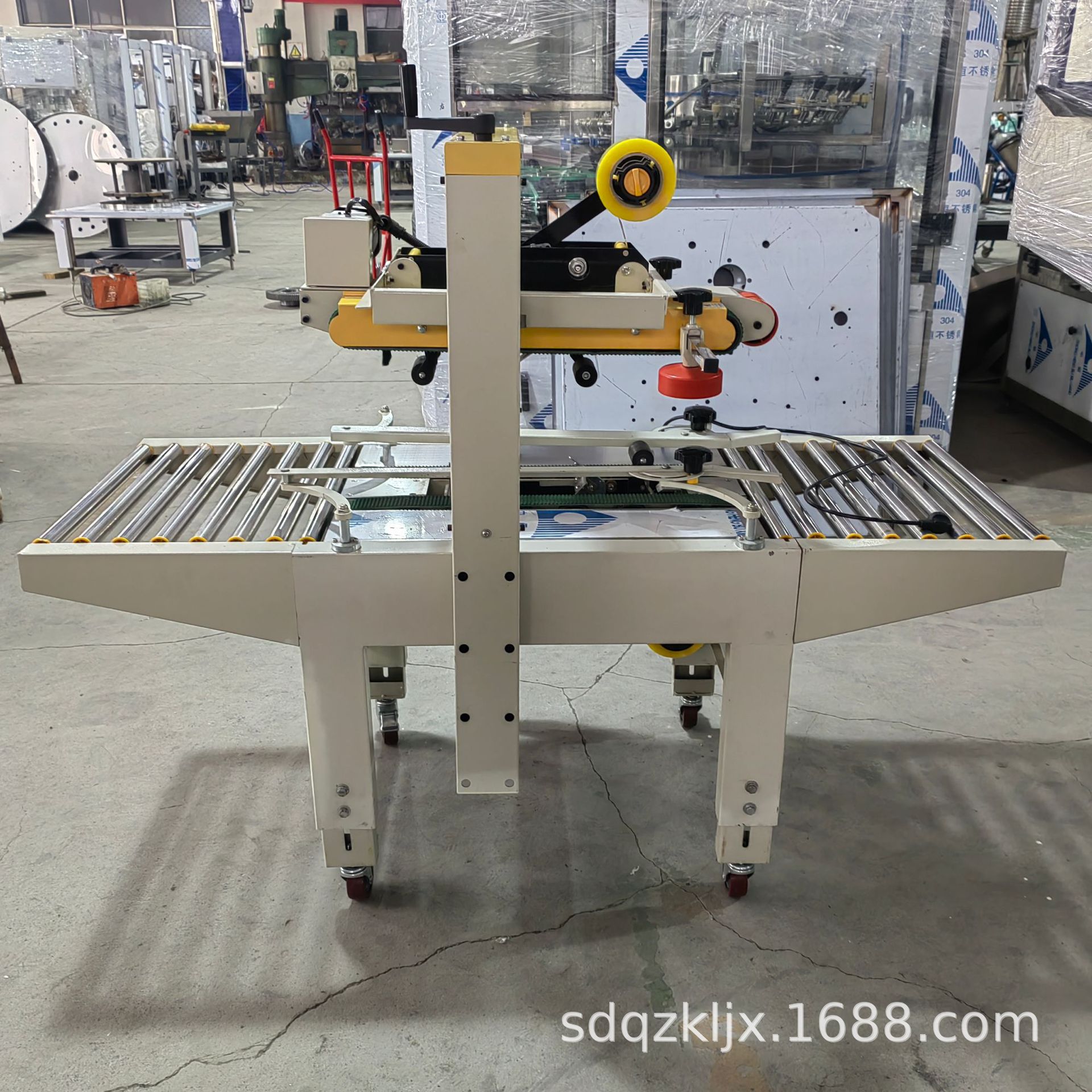 胶带封箱机 高品质 对包装箱上下封箱 自动封箱机