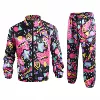 Sports suit, floral print