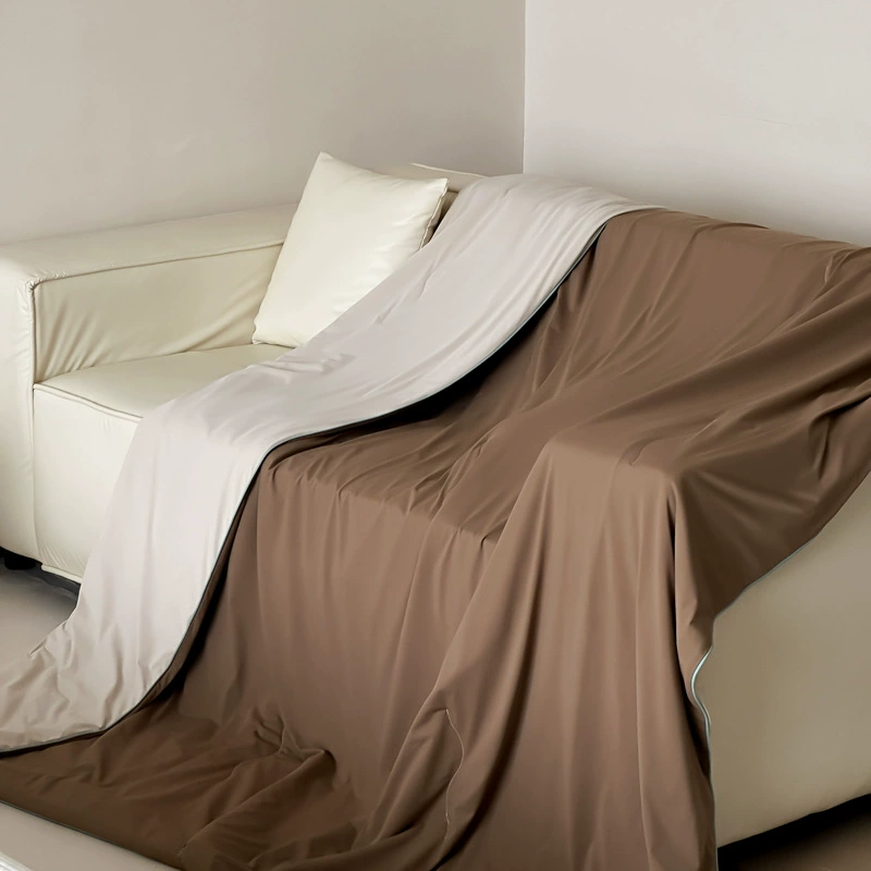 Летнее одеяло класса А из прохладного ледяного шелка, одинарное и двойное одеяло с кондиционером из конденсированного шелка, летнее прохладное одеяло, можно стирать в машине, летнее тонкое одеяло с сердцевиной