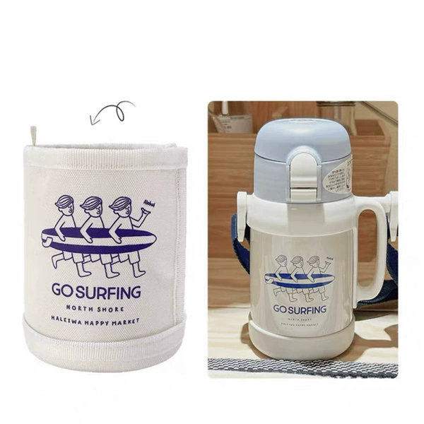 Surf BOY Blue Straw Dual Purpose + Surf BOY Blue Cup Cover