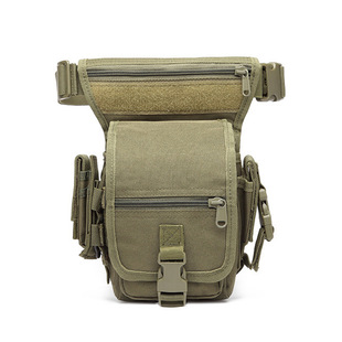 Riding Waist and Leg Bag Multifunctional Tactical Military Fan Bag Men's and Women's Training Bag Mountaineering Outdoor Fishing Leg Bag Fishing Gear Bag