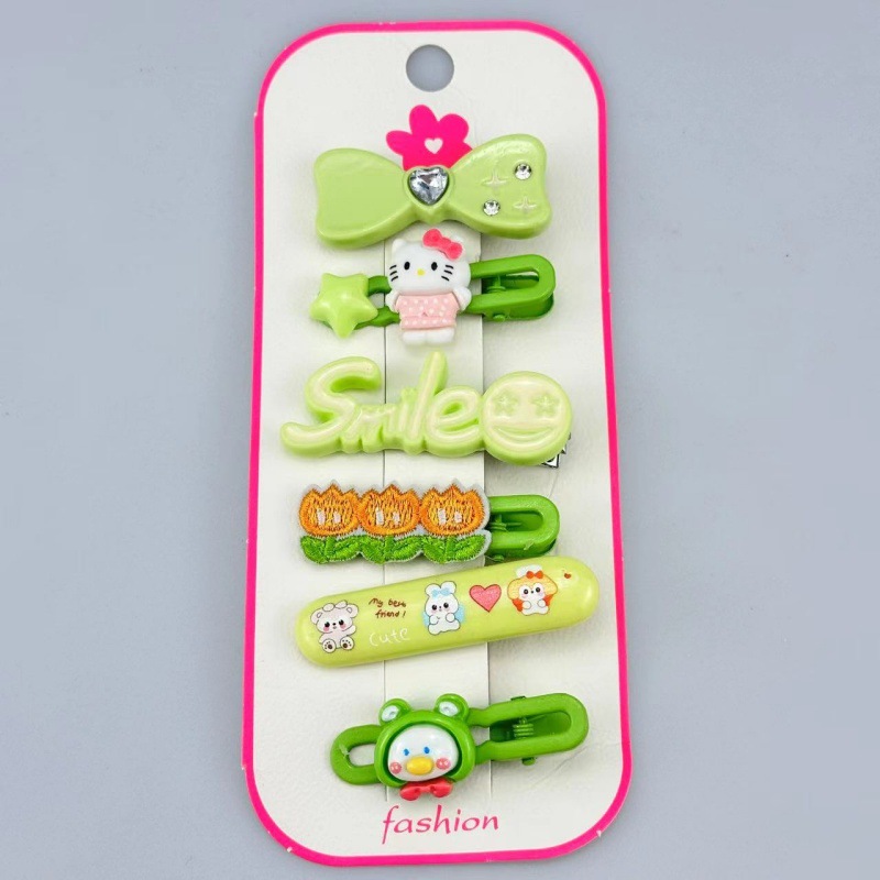 Strawberry Bear Cullomi clip para el cabello de dibujos animados para niños clip para el cabello de color caramelo clip para el cabello de boquilla clip para el cabello lateral clip para el cabello adornamiento