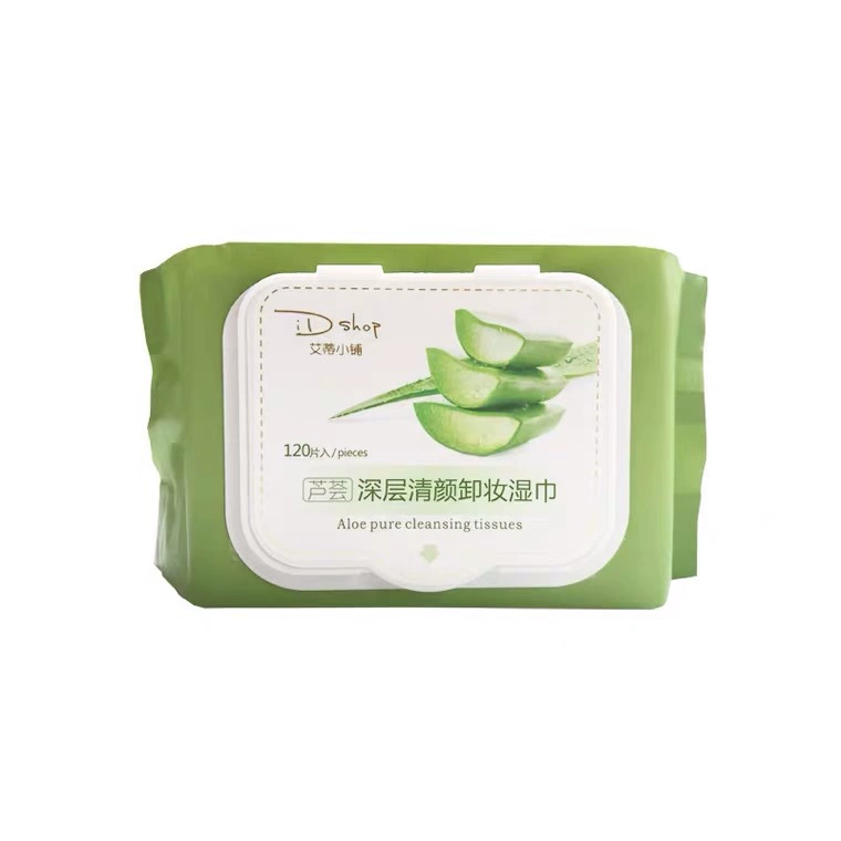 艾蒂小铺 Aloe vera gel, makeup remover, handheld soft wipes for face, deep cleansing, does not cause irritation