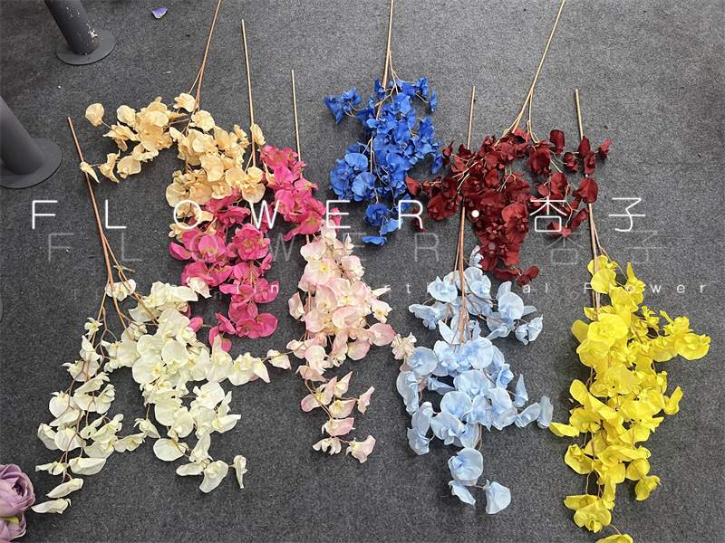 Butterfly Flower Artificial Flower High Branch Dancing Orchid Wedding Ceiling Line Floral Pea Flower Bean Flower Row Flower