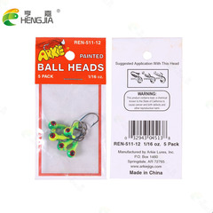 HENGJIA/Hengjia 1.75g ​​foreign trade source fish hook wholesale 5 bags of lead head hook soft bait lure set