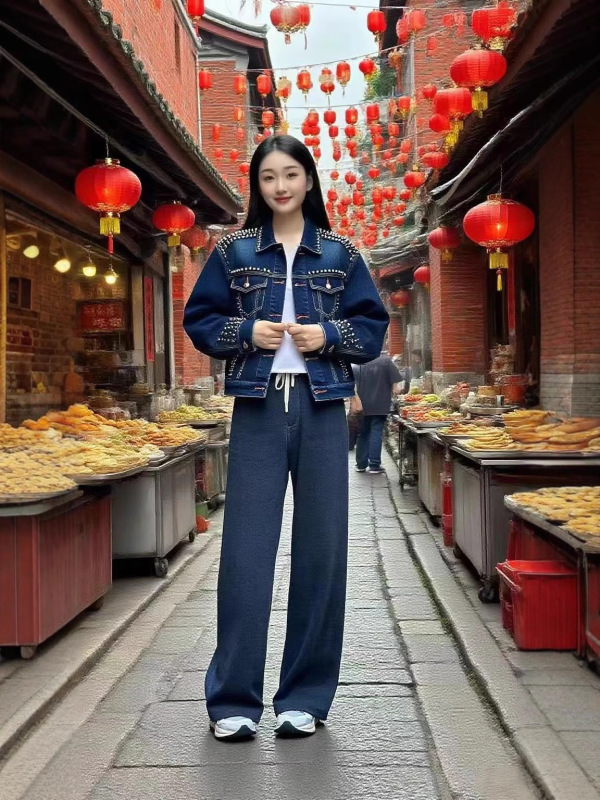 加绒加厚绵羊毛欧棉绒阔腿裤女羊绒休闲裤直筒高腰垂感短袖裤子|undefined