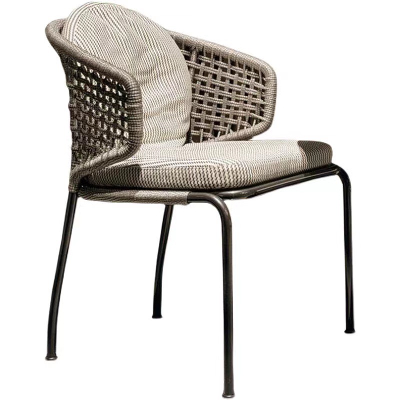 Nordic vine chair hotel lobby restaurante café recepción negociación dormitorio balcón residencial tela de cuerda art de vine