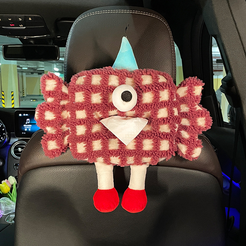 Seat Back Hanging | Aika Car tissue box/set - candy-red