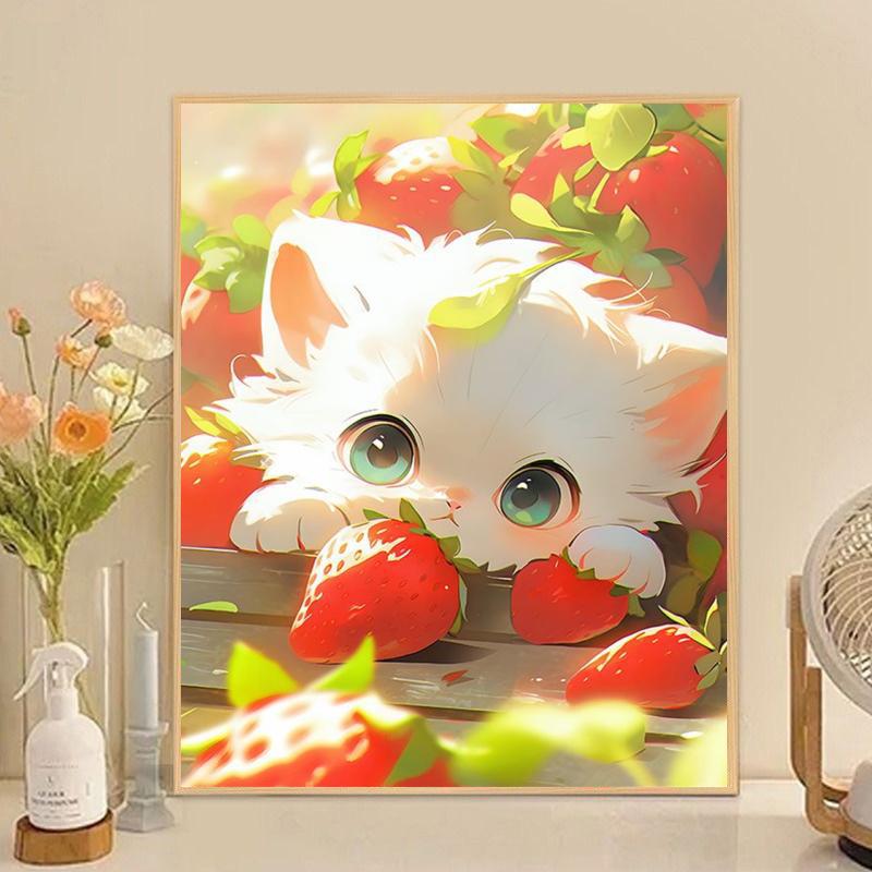 DIY digital oil painting manufacturer wholesale cartoon scenery stall art coloring hand painting painting healing series